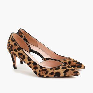 J. CREW Colette d'Orsay pumps in leopard 9 NIB